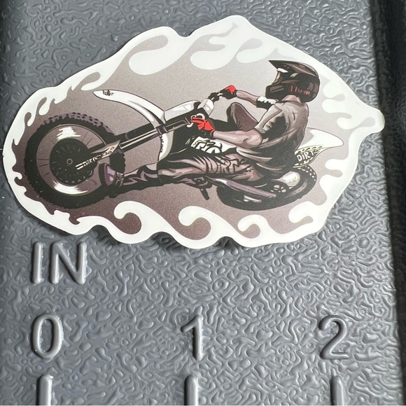 DIRTY Biker Motorcycle Rider Sport Bike Cruiser Outdoor Decor Decal Stic… - Picture 2 of 4